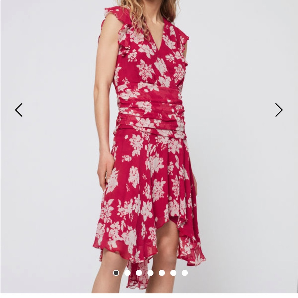 NWT AllSaints Caris floral dress